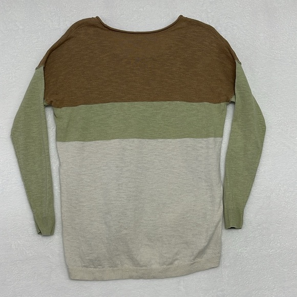 Madewell Colorblock Stripe Palmdale Pullover Sweater Sz. XXS - Picture 4 of 6